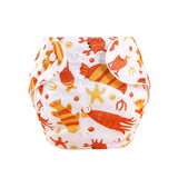Kids Nappies Reusable Diaper Cover Adjustable Children Nappy Changing Baby Cloth Diaper