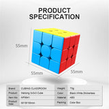3x3 Magic Stickerless 3 Layers Speed Cube Professional Puzzle Toys For Children