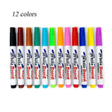 Magical Water Painting Pen Water Floating Doodle Pens Kids Montessori Drawing Markers Early Education Toys Whiteboard Marker