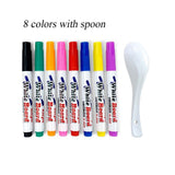 Magical Water Painting Pen Water Floating Doodle Pens Kids Montessori Drawing Markers Early Education Toys Whiteboard Marker