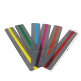 6pcs Guided Reading Strips Highlight Strips Colored Overlay Highlight Bookmarks Help with Dyslexia for School Crystal Children