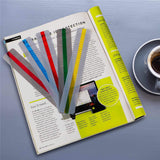 6pcs Guided Reading Strips Highlight Strips Colored Overlay Highlight Bookmarks Help with Dyslexia for School Crystal Children