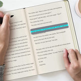 6pcs Guided Reading Strips Highlight Strips Colored Overlay Highlight Bookmarks Help with Dyslexia for School Crystal Children