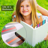 6pcs Guided Reading Strips Highlight Strips Colored Overlay Highlight Bookmarks Help with Dyslexia for School Crystal Children