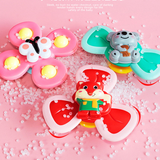 1pcs Cartoon Fidget Spinner Children Toys ABS Colorful Insect Gyro Toy Relief Stress Educational Fingertip Rattle Toys For Baby