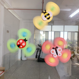1pcs Cartoon Fidget Spinner Children Toys ABS Colorful Insect Gyro Toy Relief Stress Educational Fingertip Rattle Toys For Baby