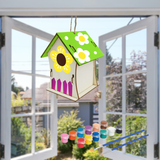DIY Painting Bird House Kit Bird House Nest Crafts For Kids Handmade wood Building Paint Birds House Kid Gift Children Craft Toy
