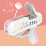 Candy Lollipop Gun Sweet Toys for Girlfriends Novelty Toy Sugar Storage Box for Children Adult I Love You Funny Surprise Gift