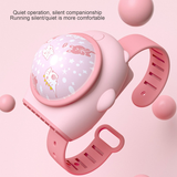 Outdoor Travel Sports Wrist Watch Fan Rotatable Cooling Personal Fan Summer Rechargeable Lazy Sports Wearable Cooler