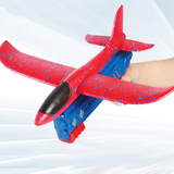 Foam Airplane Launcher Toy EPP Bubble Plane Glider Hand Throw Catapult Plane Toy for Kids Catapult Guns Aircraft Launcher Game