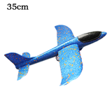 Foam Airplane Launcher Toy EPP Bubble Plane Glider Hand Throw Catapult Plane Toy for Kids Catapult Guns Aircraft Launcher Game