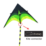 160cm High Quality Primary Stunt Kite Kit with Wheel Line Large Delta Kite Tail Outdoor Toy Kites for Kids Adult Sport Toy Gifts
