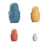 Montessori Nesting Dolls Toy Russian Matryoshka Doll Educational Toys for Children Silicone Stacking Blocks Doll Inside Doll