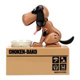Electronic Piggy Bank Money Box Automated Cartoon Robotic Dog Steal Children's Coin Saving Banks Plastic Kids Gift Home Decor