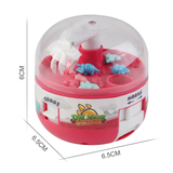 Capsule Toy Mini Claw Machine Catch Dinosaur Game Cute Catcher Stress Relief Micro Dino Figures Small Prize for Kids Children