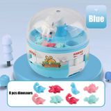 Capsule Toy Mini Claw Machine Catch Dinosaur Game Cute Catcher Stress Relief Micro Dino Figures Small Prize for Kids Children