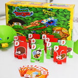 Chameleon Lizard Mask Wagging Tongue Lick Cards Board Games for Children Family Party Toys Antistress Funny Desktop Game Toys