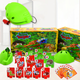 Chameleon Lizard Mask Wagging Tongue Lick Cards Board Games for Children Family Party Toys Antistress Funny Desktop Game Toys