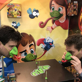 Chameleon Lizard Mask Wagging Tongue Lick Cards Board Games for Children Family Party Toys Antistress Funny Desktop Game Toys