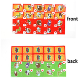 Chameleon Lizard Mask Wagging Tongue Lick Cards Board Games for Children Family Party Toys Antistress Funny Desktop Game Toys