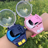 Children Cartoon Mini RC Remote Control Car Watch Toys Electric Wrist Rechargeable Wrist Racing Cars Watch For Boys Girls Gifts