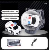 Children Cartoon Mini RC Remote Control Car Watch Toys Electric Wrist Rechargeable Wrist Racing Cars Watch For Boys Girls Gifts