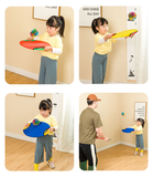 Funny Ball Toy Parent Child Easy Apply Throwing Funny Kids Toy Racket Catch Ball Game Set Interactive Outdoor Sports