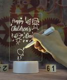 Led Drawing Copy Board Kids Toys to Draw 3 Level Dimmable Writing Tablet Creation for Children Educational Game Light Note Board