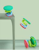 Bouncing ring throwing ball children's sense training sports toy double butt catapult bouncy ball parent-child game