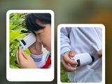 Kids Science Microscope Toy Kit 60-120x Educational Mini Pocket Handheld Microscope with LED Light Outdoor Children Stem Toy