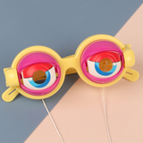 Crazy Big Eyes Glasses Novelty Toy Kids Cosplay Party Favors Funny Jokes Pranks Glasses Toy Plastic Glasses Birthday Kids Gift