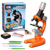 Zoom Microscope Biology Lab LED 1200x School Children Science Experiment Kit Education Scientific Toys Gifts For Child Scientist