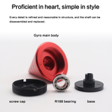 Desktop Decompression Rotating Cone Gyroscope Office Desk Fidget Toys Optical Illusion Flowing Finger Toys Kids Adult Gifts