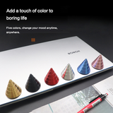 Desktop Decompression Rotating Cone Gyroscope Office Desk Fidget Toys Optical Illusion Flowing Finger Toys Kids Adult Gifts