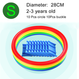 Kids Outdoor Toys Hopscotch Ring Jumping For Kids Sports Outdoor Play Outside Toys Children Garden Backyard Indoor Carnival Game