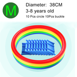 Kids Outdoor Toys Hopscotch Ring Jumping For Kids Sports Outdoor Play Outside Toys Children Garden Backyard Indoor Carnival Game