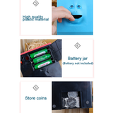 Cute Face Bank Money Safe Box Piggy Banks Eats Sensor Coin Box For Money Saving Creative Safes Piggy Bank Children Gift