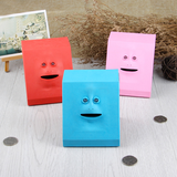 Cute Face Bank Money Safe Box Piggy Banks Eats Sensor Coin Box For Money Saving Creative Safes Piggy Bank Children Gift